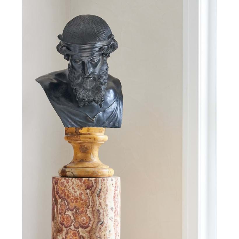 Inline Image - Lot 15: After the antique, a large bronze bust of Dionysus, Naples, late 19th century | Est. £6,000-8,000 (+ fees)