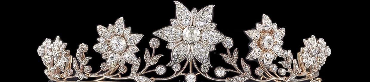 An Early 20th Century Convertible Diamond Floral Tiara/Necklace by Carrington & Co to be auctioned | 7 July 2022