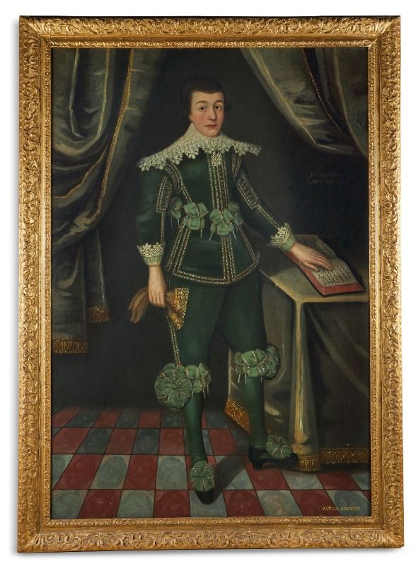 Lot 50: Follower of Gilbert Jackson, Portrait of James Boevey, aged 11