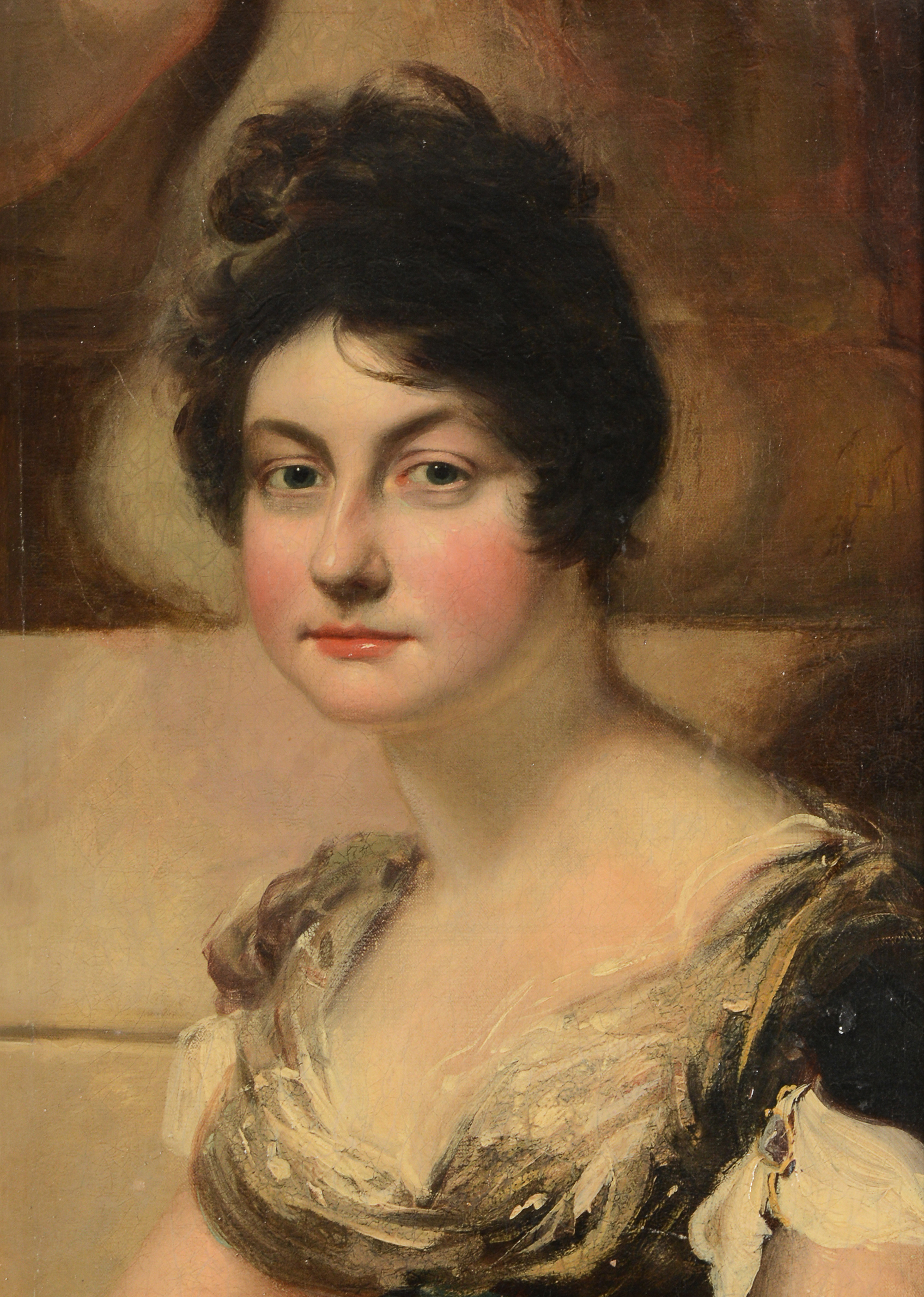 Inline Image - Lot 26: Sir William Beechey, R.A. (British 1753-1839), 'Portrait of a Lady', Oil on canvas | Est. £400-600 (+ fees)