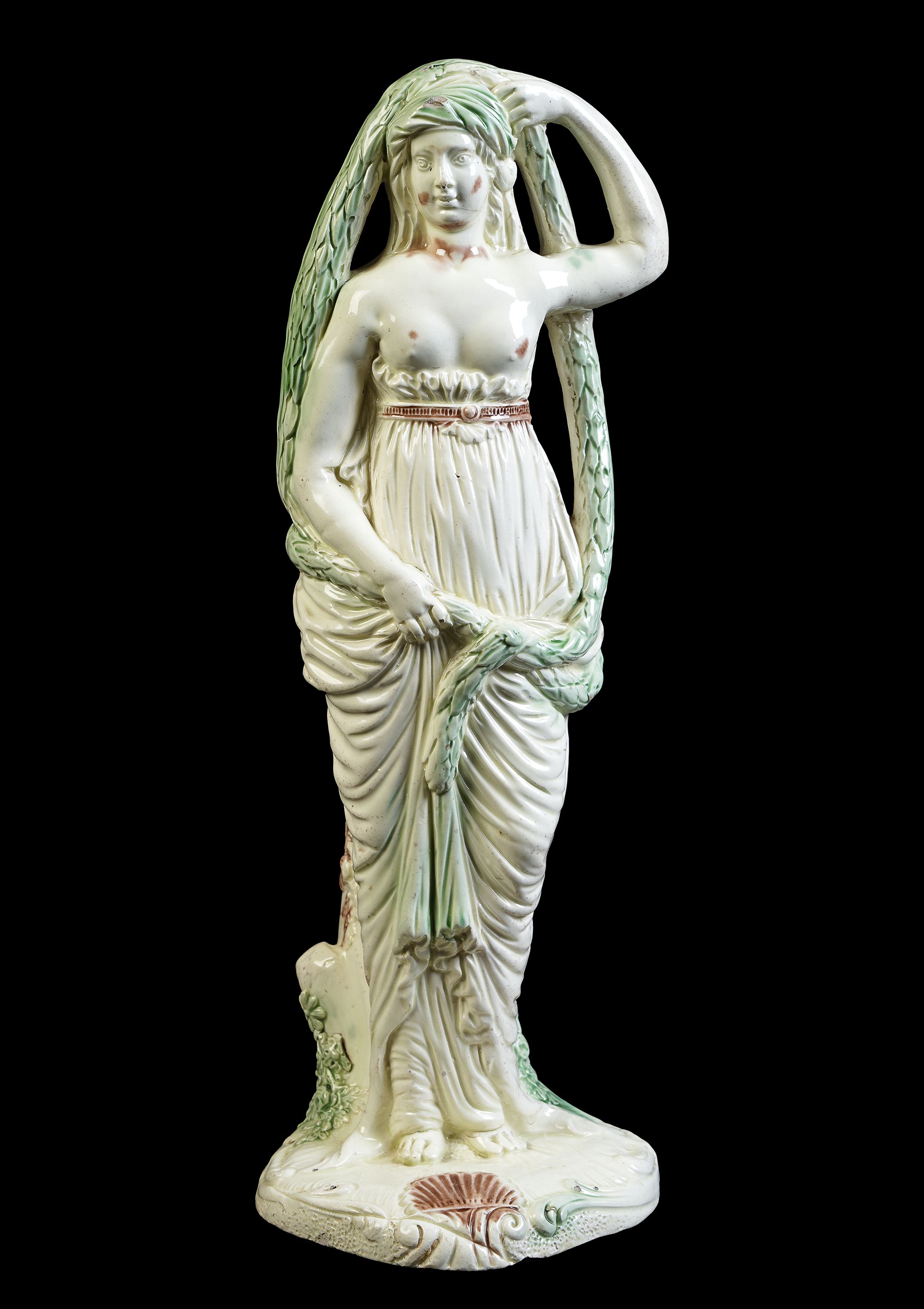 Inline Image - Lot 107: An English creamware figure of Ophelia, circa 1780 | Est. £300-500 (+ fees)