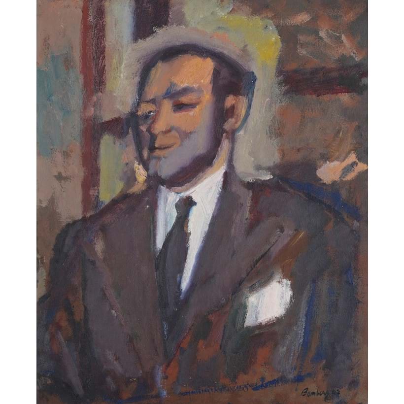 Inline Image - Lot 57: λ David Bomberg (British 1890-1957), 'Portrait of a Gentleman', oil on canvas | Est. £3,000-5,000 (+ fees)