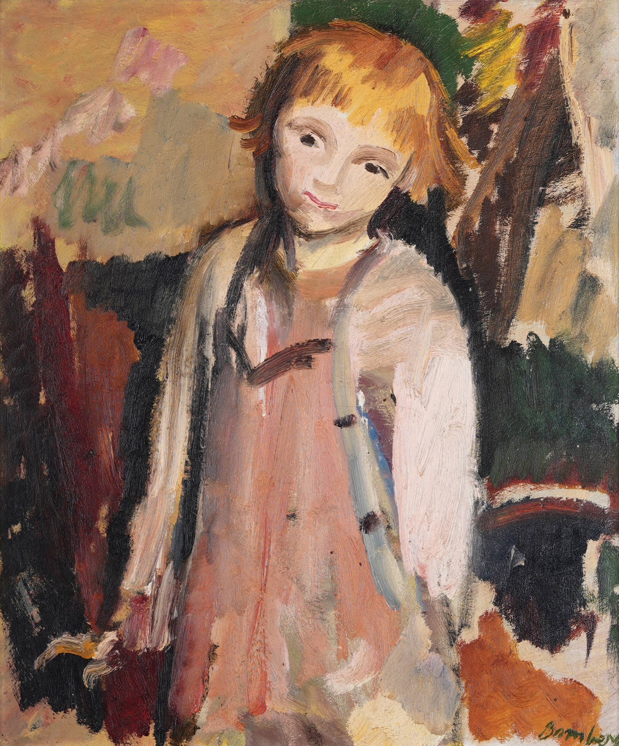 Inline Image - Lot 50: λ David Bomberg (British 1890-1957), 'Portrait of Ethel', Oil on canvas | Est. £5,000-8,000 (+ fees)