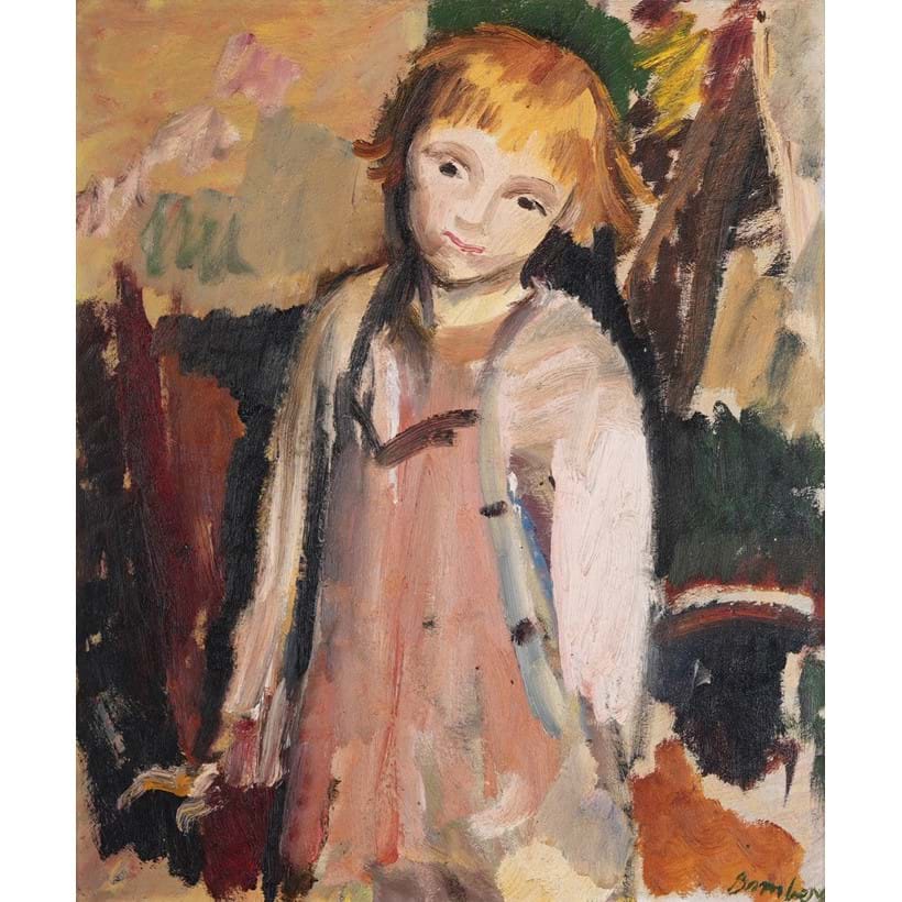 Inline Image - Lot 50: λ David Bomberg (British 1890-1957), 'Portrait of Ethel', Oil on canvas | Est. £5,000-8,000 (+ fees)