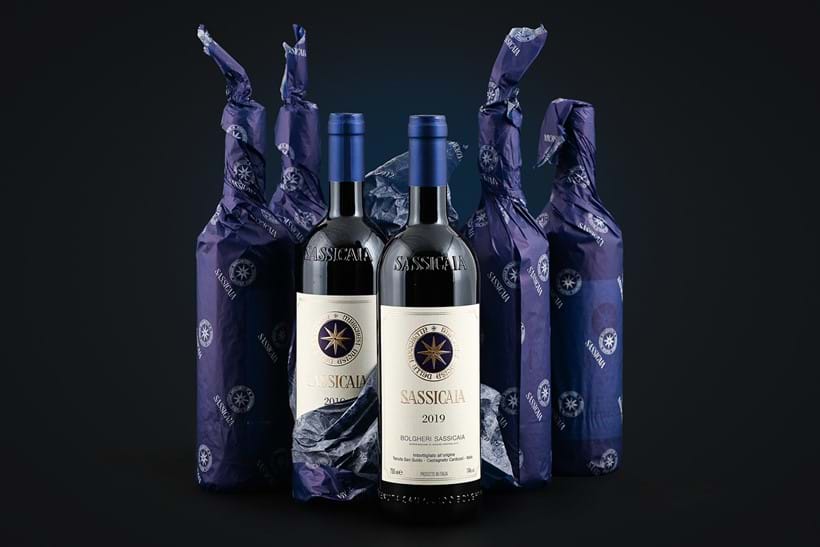 Inline Image - Lot 333: 2019 Sassicaia, Tenuta San Guido, OWC, 6x75cl | Est. £800-1,100 (+ fees)