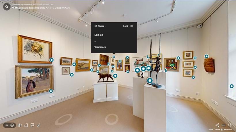 Inline Image - When you have found a lot you are interested in, hover over and click the green tag (circle) to view the lot details and a link through to lot listing.