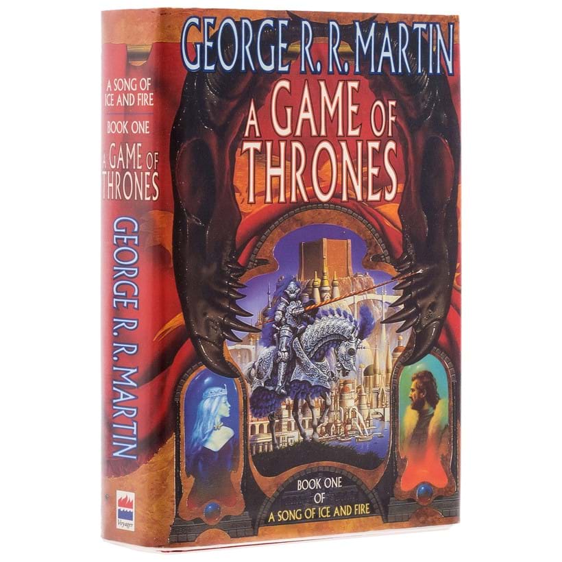 Inline Image - Lot 413: Martin (George R.R.) A Game of Thrones, first edition, Harper Collins/Voyager, 1996 | Est. £700-900 (+ fees)