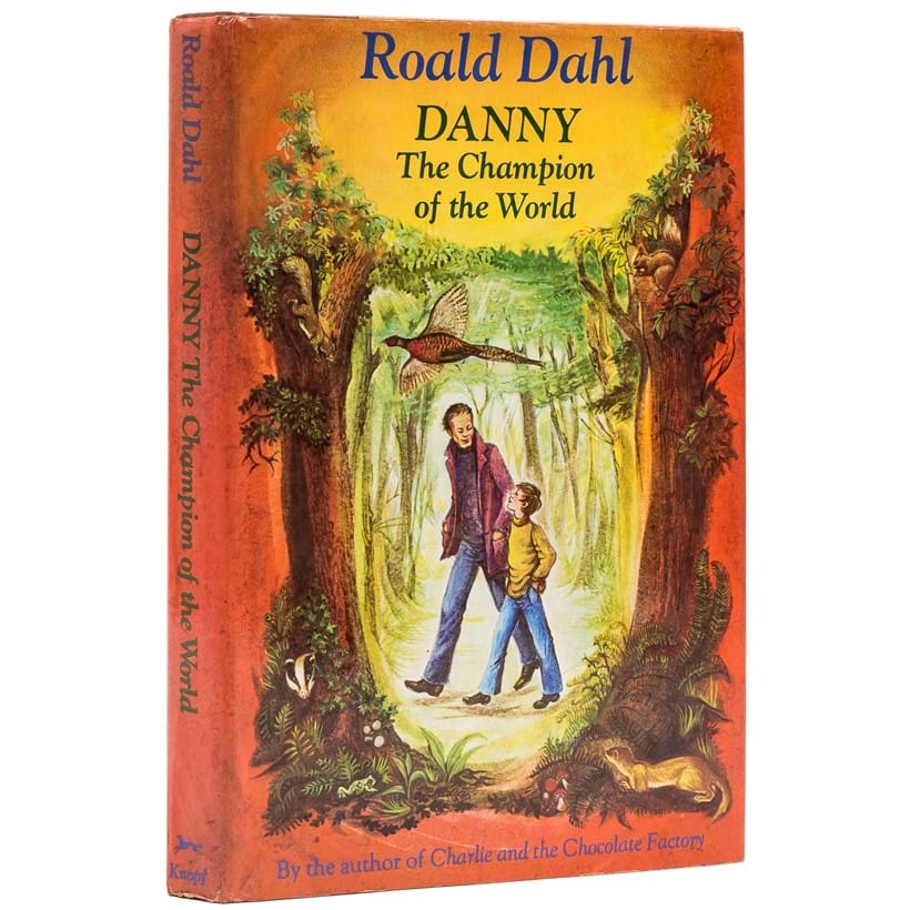 Inline Image - Lot 378: Dahl (Roald) Danny The Champion of the World, first American edition, signed presentation inscription from the author, New York, 1975 | Est. £2,000-3,000 (+ fees)