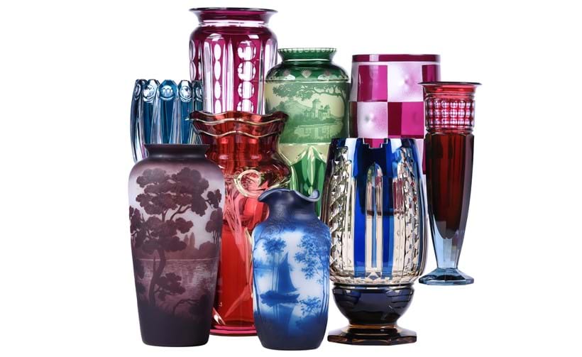 Inline Image - Lots 91-104: Val St. Lambert glass vases | Estimates from £200-2,000 (+ fees)