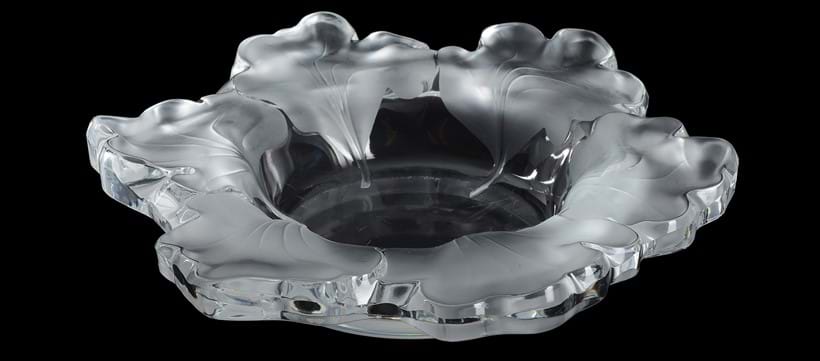 Inline Image - Lot 153: Lalique, crystal Lalique, Capucines, a clear glass petal bowl | Est. £200-400 (+ fees)