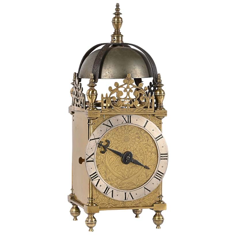 Inline Image - Lot 181: A fine and horologically significant James I 'First Period' lantern clock, William Bowyer, London, circa 1620 | £15,000-20,000 (+ fees)