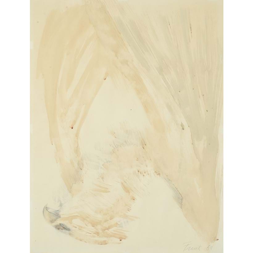Inline Image - Lot 18: λ Dame Elisabeth Frink (British 1930-1993), 'Hawk', Watercolour | Est. £2,000-3,000 (+ fees)