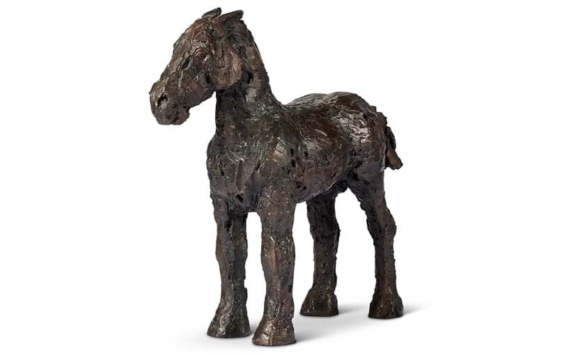 Inline Image - Lot 24: λ Dame Elisabeth Frink (British 1930-1993), 'Standing Horse [FCR402]', Bronze | Est. £40,000-60,000 (+ fees)