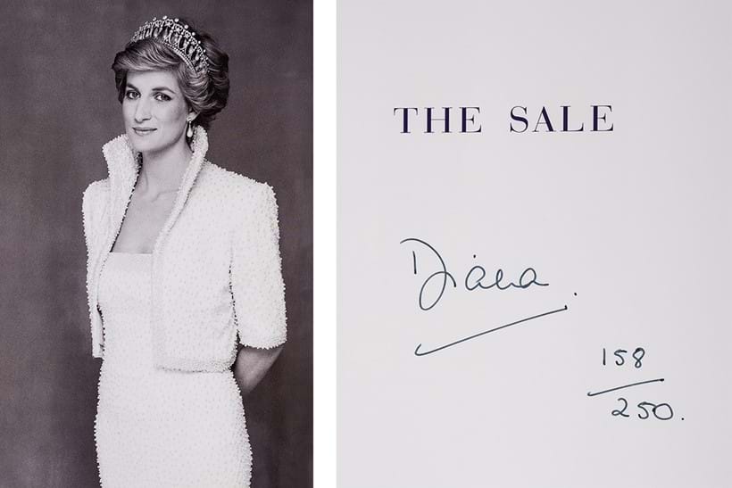 Inline Image - Lot 7: Ɵ Diana, Princess of Wales Dresses from the Collection..., one of 250 deluxe copies signed by Diana, New York, Christie's, 1997 | Est £3,000-4,000 (+ fees)