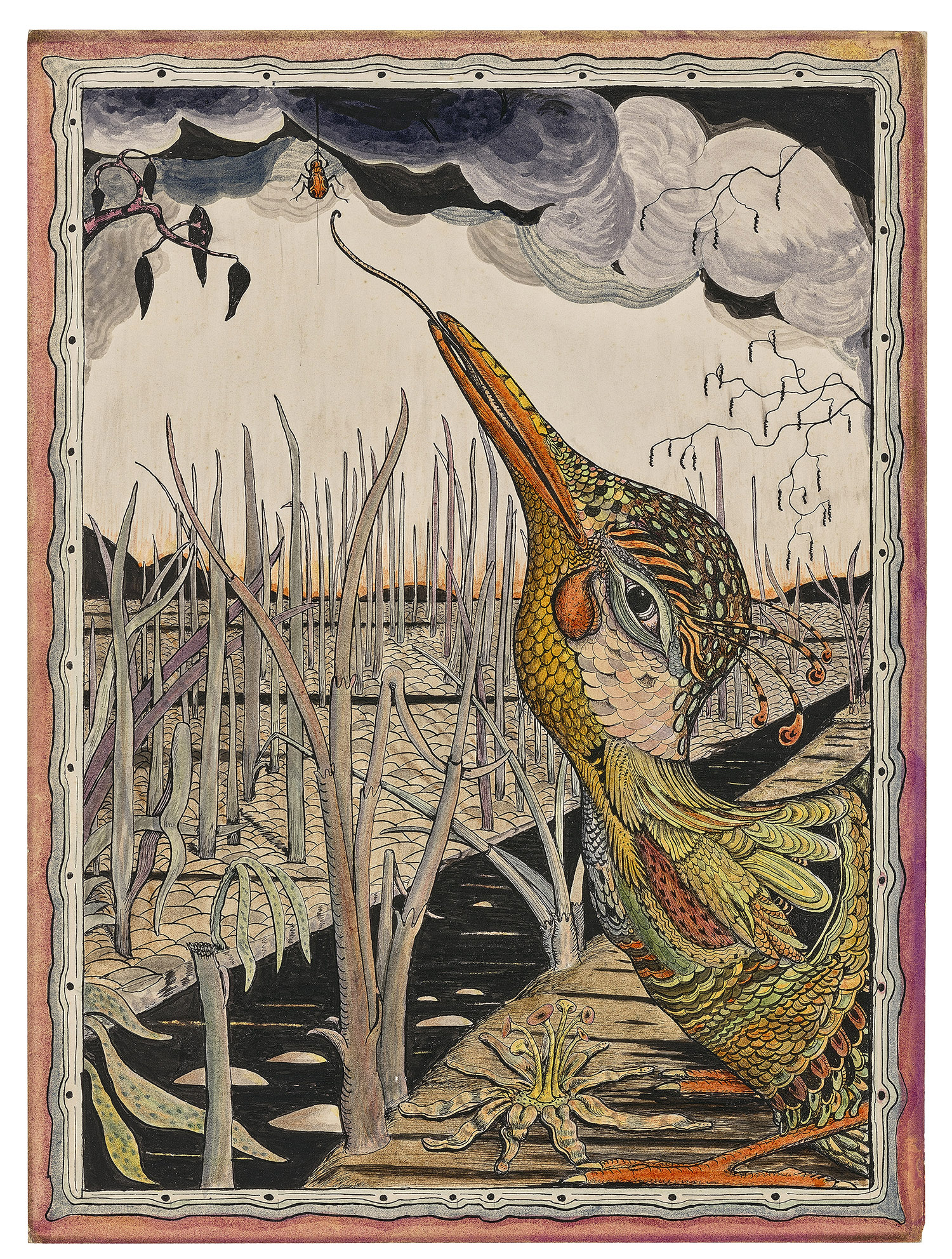 Inline Image - Vincent Cartwright Vickers (British 1879-1939), 'Google Birds'