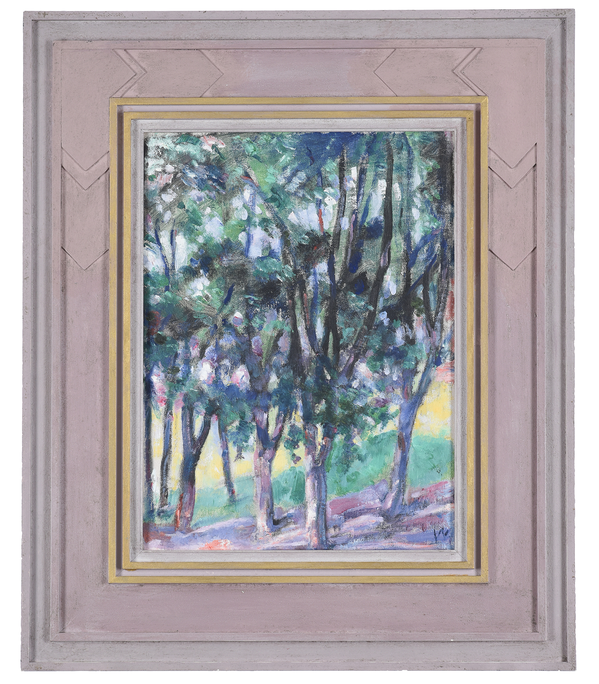 Inline Image - Lot 173: λ Alfred Wolmark (British 1877-1961), 'Trees', Oil on canvas-board | Est. £600-800 (+ fees)