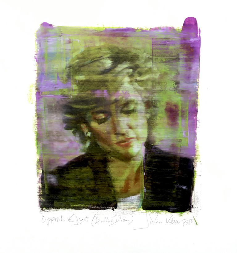 Inline Image - Lot 12: 'Blinking Diana' by John Keane, 2000. Est. £600-£800 (+ fees)