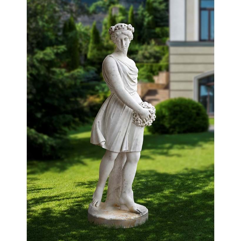 Inline Image - Lot 265: ‡ A sculpted white marble model of a maiden, 19th century | Est. £12,000-15,000 (+ fees)