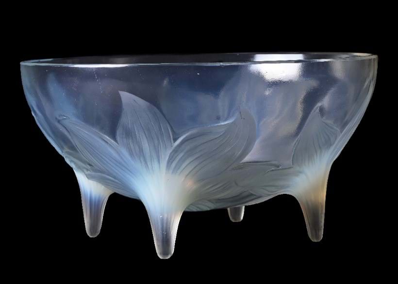 Inline Image - Lot 359: Lalique, Rene Lalique, Lys, an opalescent glass bowl, second quarter 20th century | Est. £400-600 (+ fees)