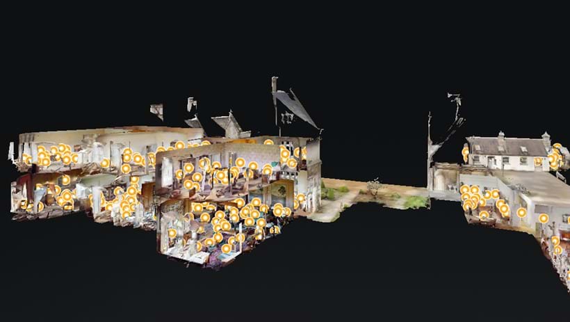 Inline Image - The "Dollshouse View" of Barnwell Manor. You can click on the "View Dollshouse", "View Floor Plan" or "Floor Selector" icon to navigate to the room you want to view.