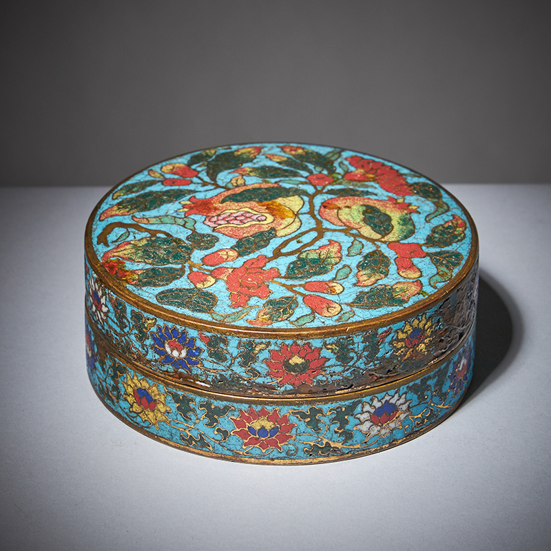Ming cloisonné box discovered in family attic up for auction