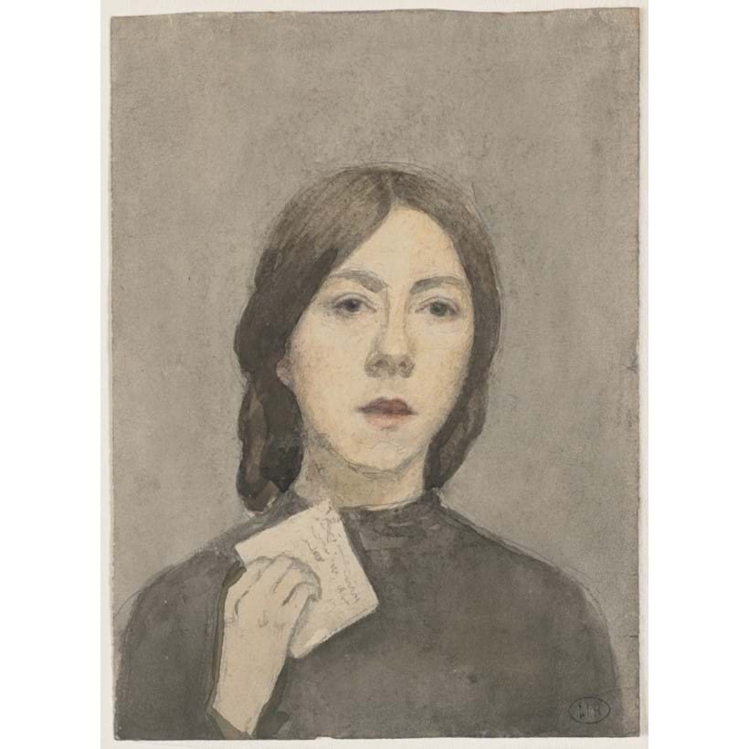 Inline Image - Gwen John, Autoportrait à la Lettre, (Self-Portrait with a letter)