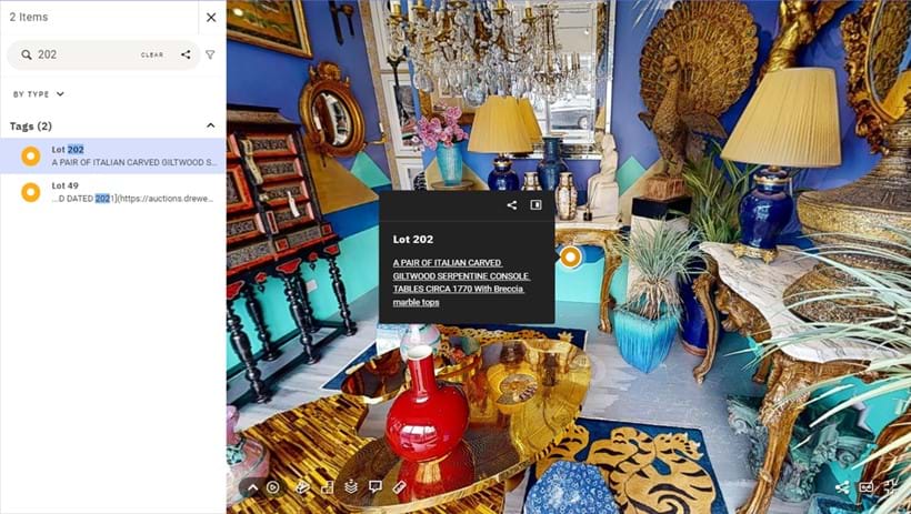 Inline Image - The Search Function: click the magnifying glass icon in the top left corner to now search for and locate items easily.