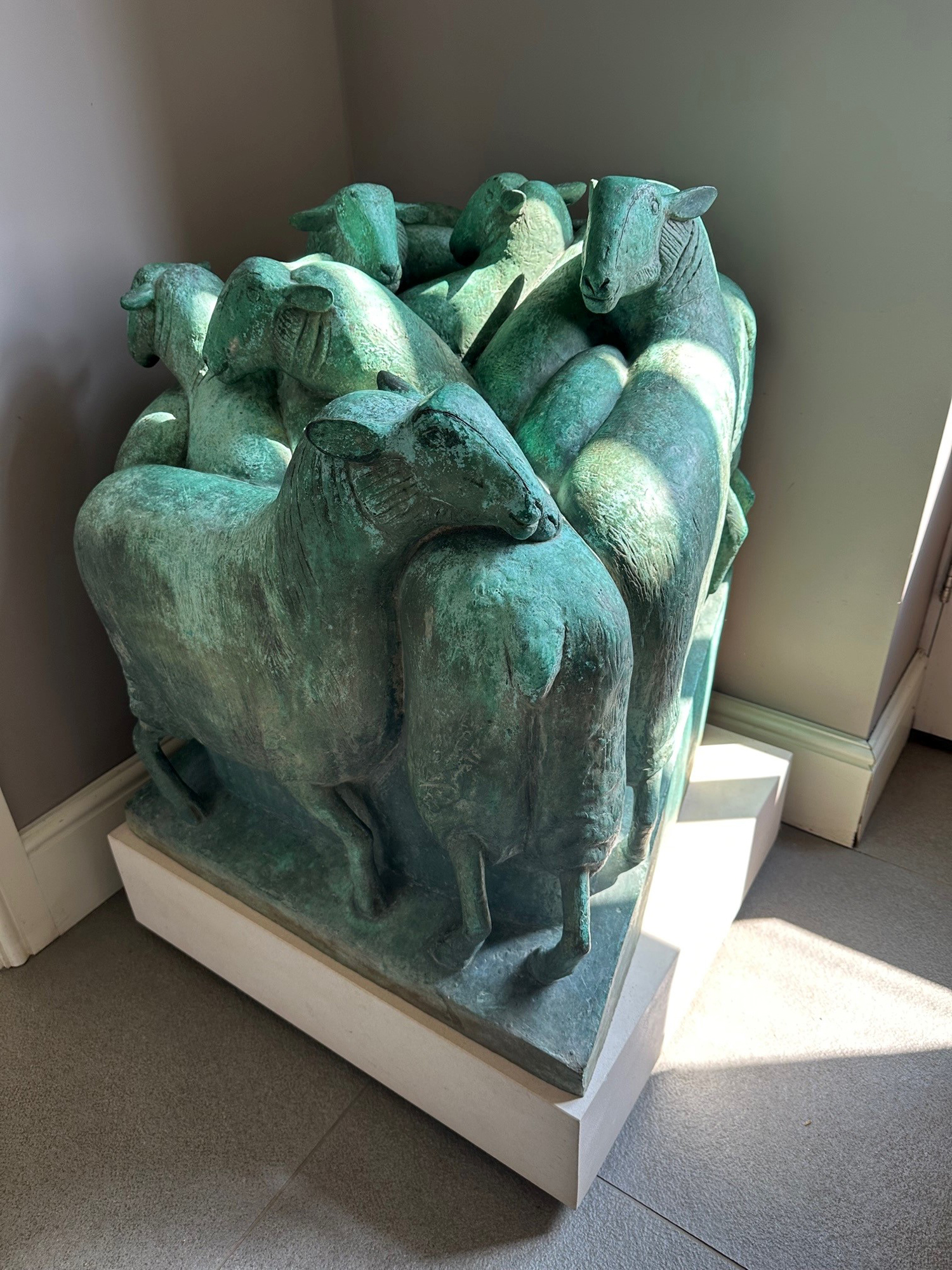 Inline Image - 'Green Sheep' by Geraldine Knight