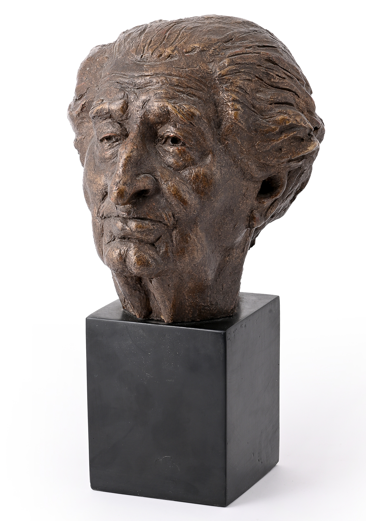 Inline Image - Hans Feibusch (German 1898-1998), 'Sir Robert Mayer', Bronzed composition | Est. £400-600 (+ fees)