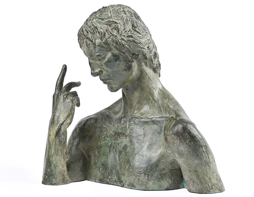 Inline Image - Hans Feibusch (German 1898-1998), 'Saint John The Baptist', Bronzed composition | Est. £400-600 (+ fees)