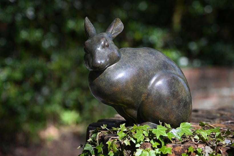 Inline Image - Lot 588: λ Geoffrey Dashwood (British, 1947-), A limited edition bronze model of a rabbit, Contemporary | Est. £2,500-4,000 (+ fees)