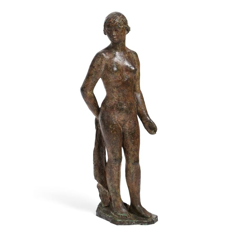 Inline Image - Lot 37: λ Hermann Hubacher (Swiss 1885-1971), ‘Standing Nude’, Bronze | Est. £4,000-6,000 (+ fees)
