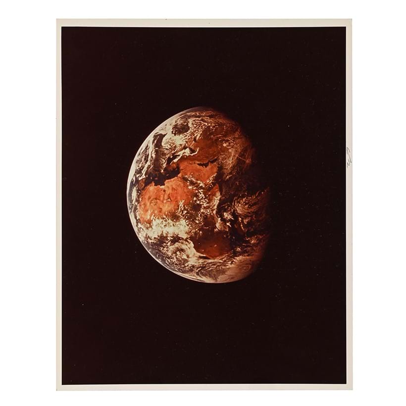 Inline Image - Lot 168: Planet Earth, Apollo 11, 16-24 July 1969 | Est. £1,200-1,800 (+ fees)