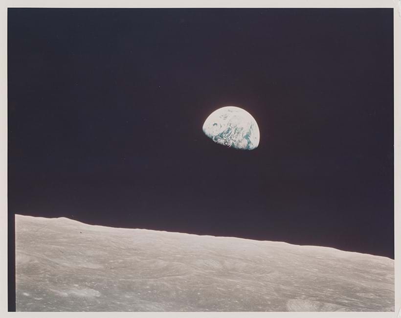 Inline Image - Lot 113: Earthrise, Apollo 8, 24 December 1968 | Est £2,500-5,000 (+ fees)