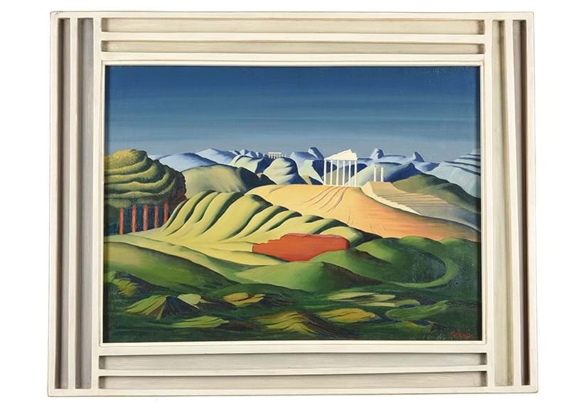 Inline Image - λ Lot 96: Robert Pernin (French 1895-1975), Paysage Ancien, Oil On Canvas | Est. £600-800 (+ fees)