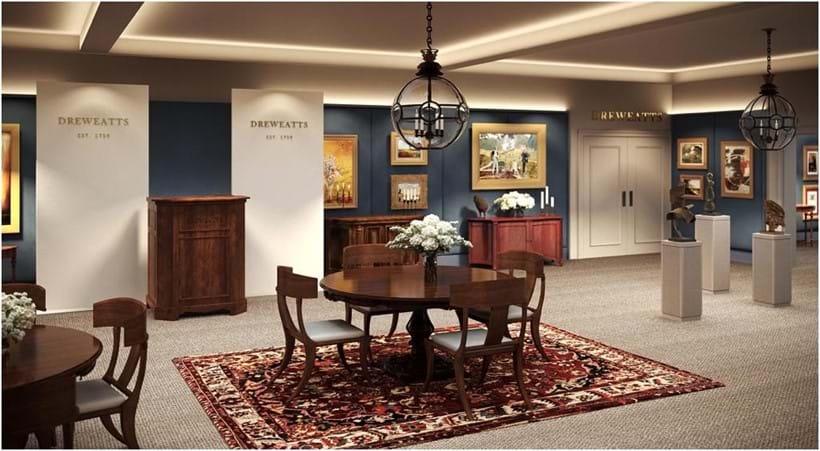 Inline Image - Artistic 3D render of Saleroom 2