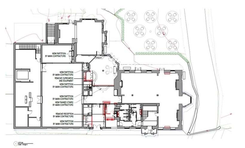 Inline Image - Floor plan of Donnington Priory