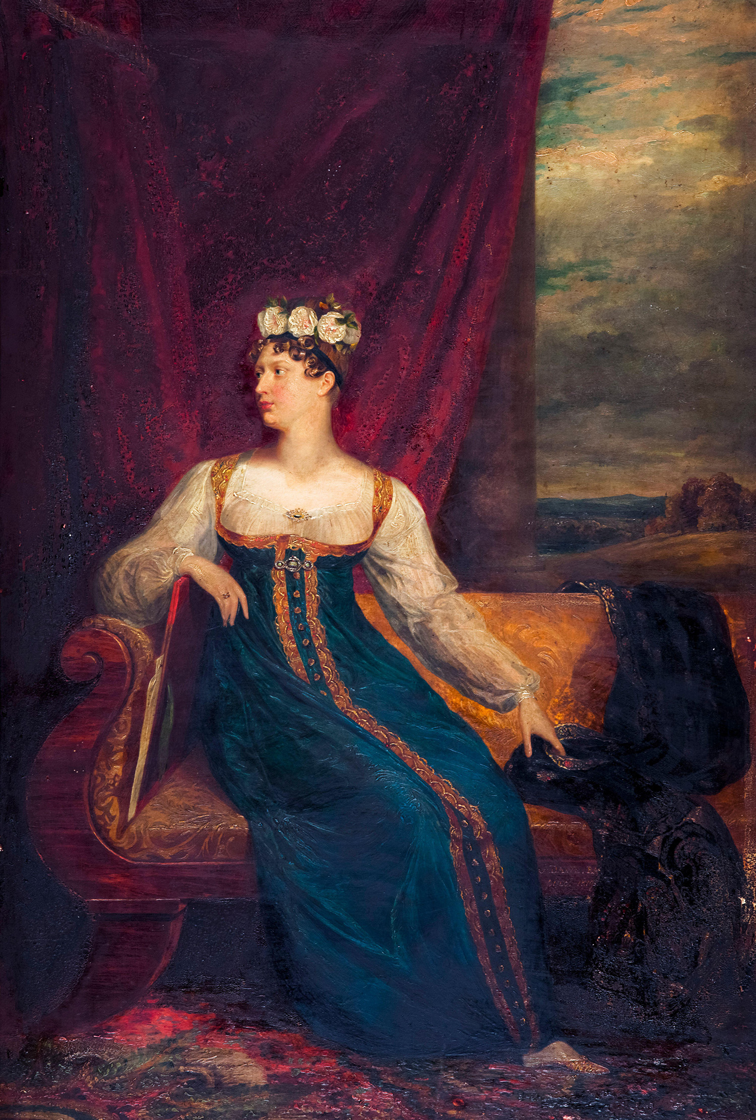 Inline Image - George Dawe, Portrait of Princess Charlotte of Wales, circa 1817
