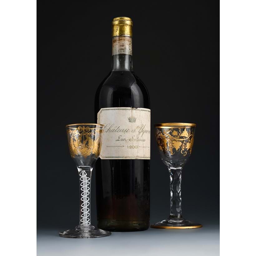 Inline Image - Lot 28: 1900 Château d'Yquem Premier Cru Superieur, Sauternes (Re-corked/conditioned at the Château in 1996), 1x75cl | Est. £3,200-4,200 (+ fees)