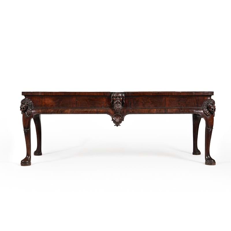 An Irish George II mahogany console or side table, circa 1730