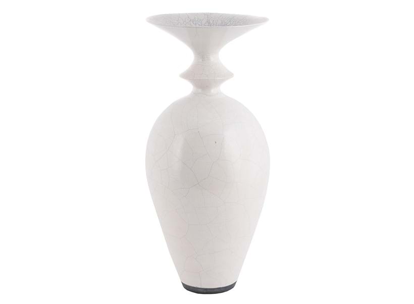 Inline Image - Lot 509: λ David Roberts (British B. 1947), a tall raku fired crackle glazed pot | Est. £300-500 (+ fees)