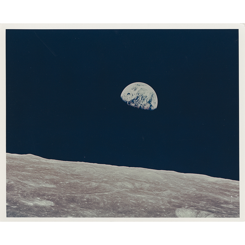 [Apollo 8] Earthrise: The Iconic First Colour Photograph of Earthrise Observed by Humans