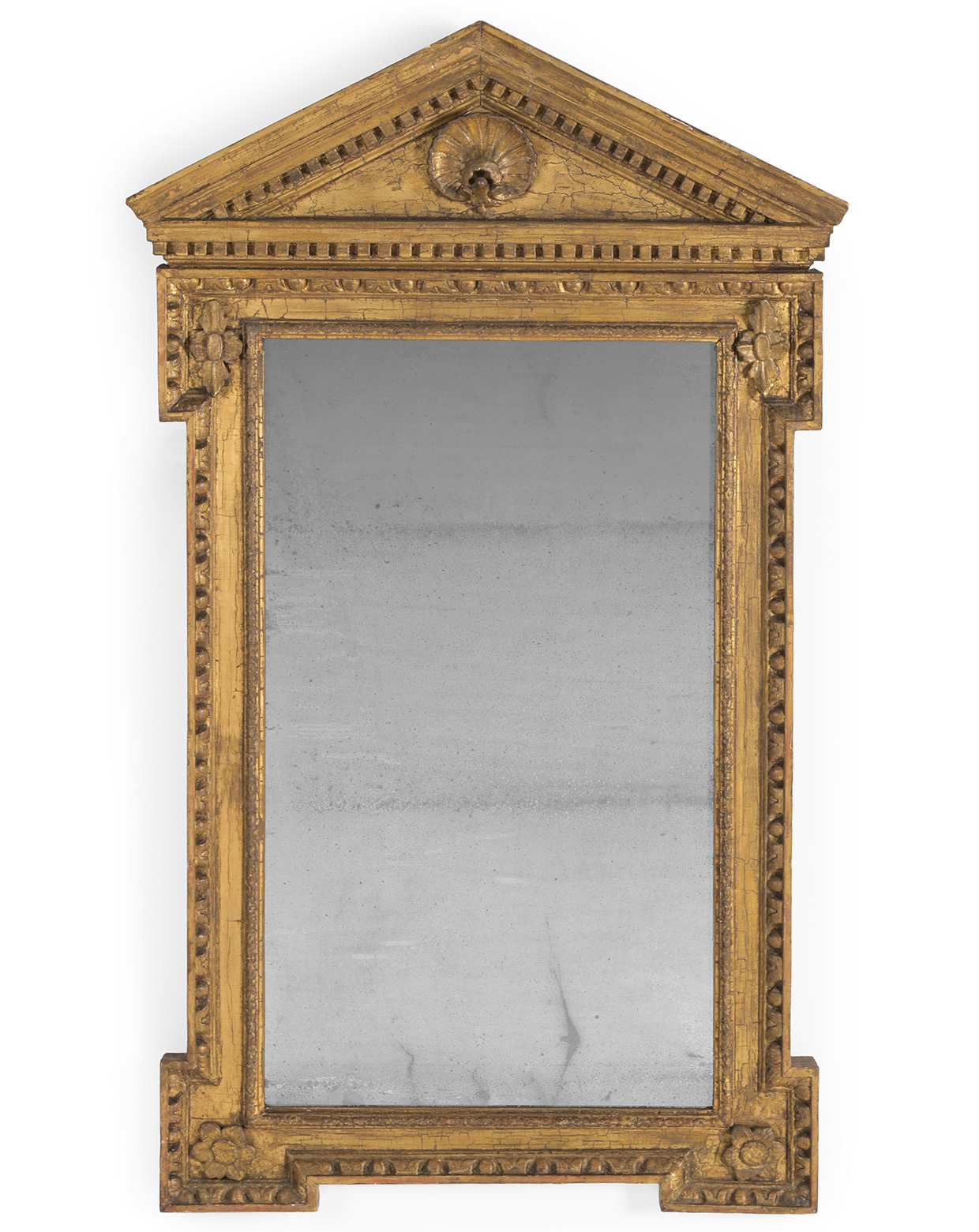 Lot 140 – George III Carved Giltwood And Gesso Mirror