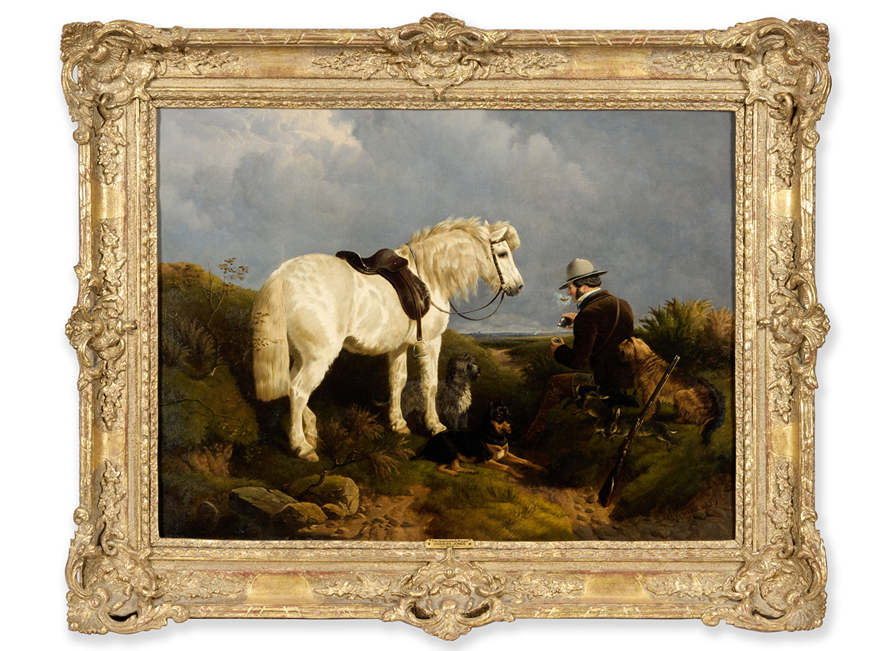 Lot 13 Painting Of Horse