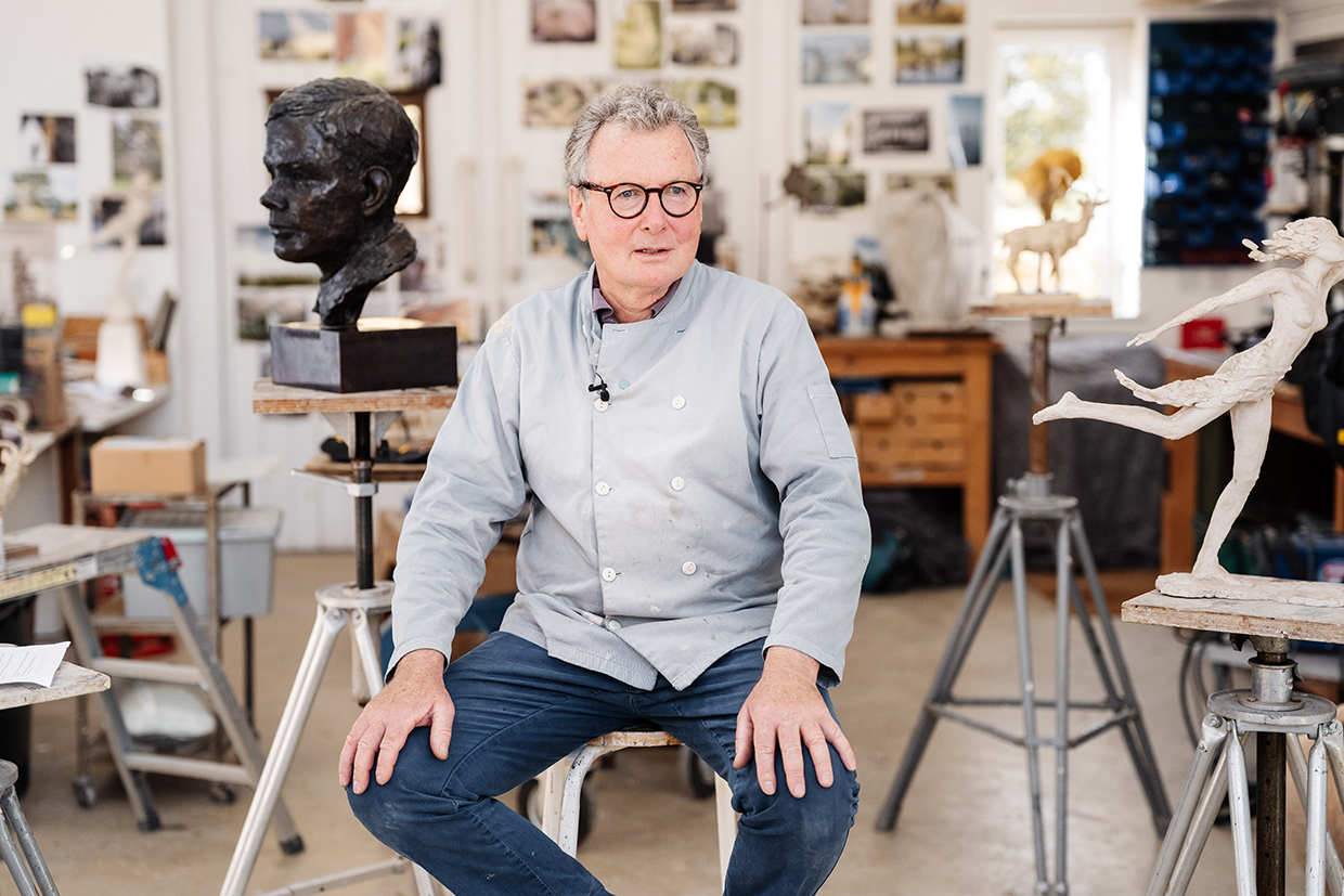 David Williams Ellis In His Studio