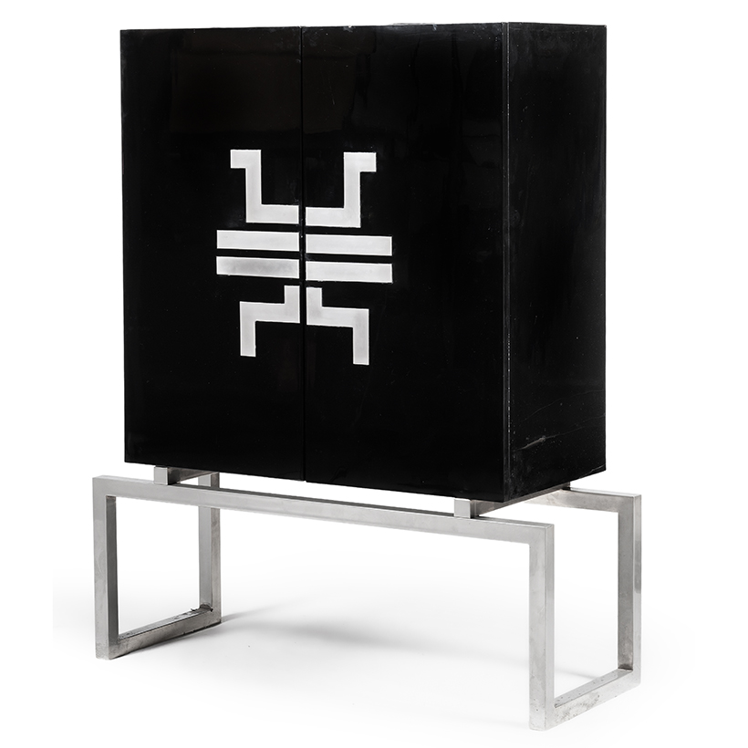 820W Maria Pergay (French, 1930 2023), Cabinet, Circa 1970