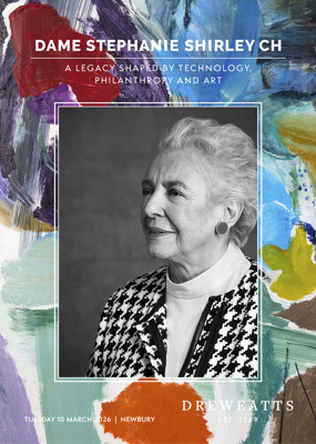Dame Stephanie Shirley CH: A Legacy shaped by Technology, Philanthropy and Art Image
