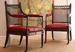 Furniture Auction Highlights: From the Plas Newydd Gothic Armchairs to a Regency Bookcase Attributed to George Oakley | 23 September 2026 Image