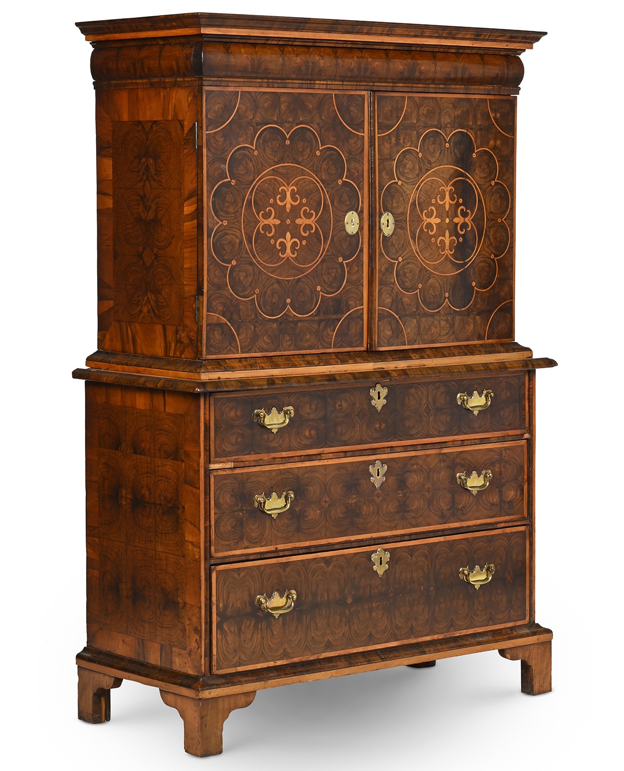 Lot 23 Cabinet On Chest Which Once Belonged To Queen Charlotte