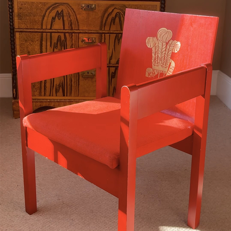 Designing for Royalty: The Prince of Wales Investiture Chair | Modern Design & Decorative Art | 7 October 2026